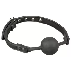 EasyToys - bavaglio con pallina in silicone (nero)