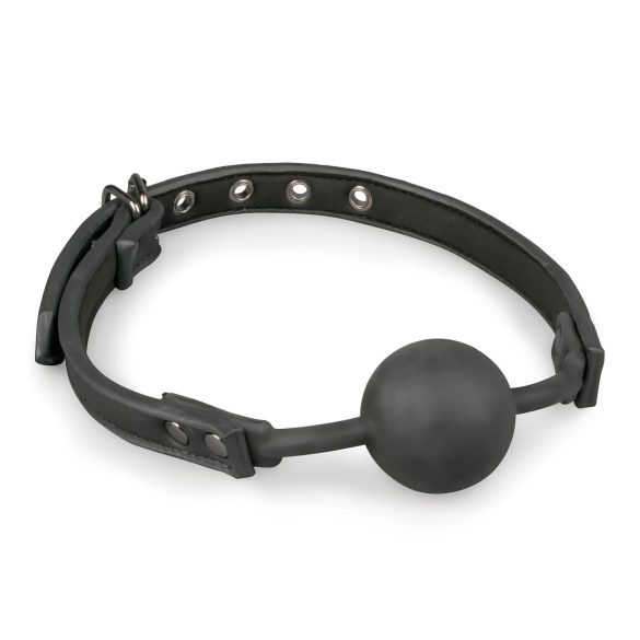 Easytoys - Bavaglio con Sfera in Silicone (Nero)