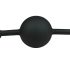 Easytoys - Bavaglio con Sfera in Silicone (Nero)