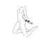 Easytoys - manette in ecopelle (nero)