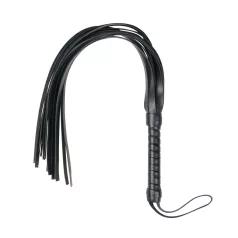 Easytoys - frustino flogger - morbida similpelle nera