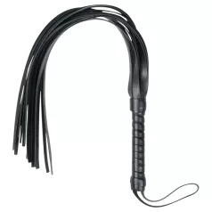 Easytoys - frustino flogger - morbida similpelle nera