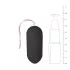 Easytoys - ovetto vibrante con telecomando - nero