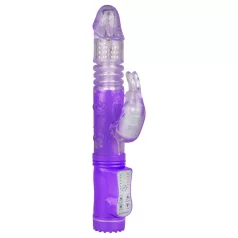   Easytoys Bunny - vibratore rotante e penetrante - silicone viola
