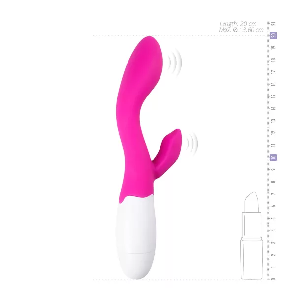 Easytoys Lily - vibratore clitorideo con braccio - silicone rosa
