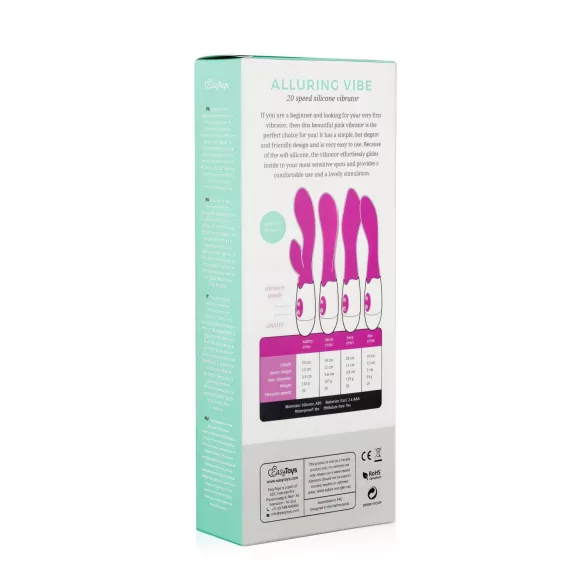 Easytoys - vibratore punto G impermeabile - rosa
