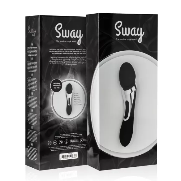 Sway No.1 Wand - vibratore massaggiante 2in1 ricaricabile - nero