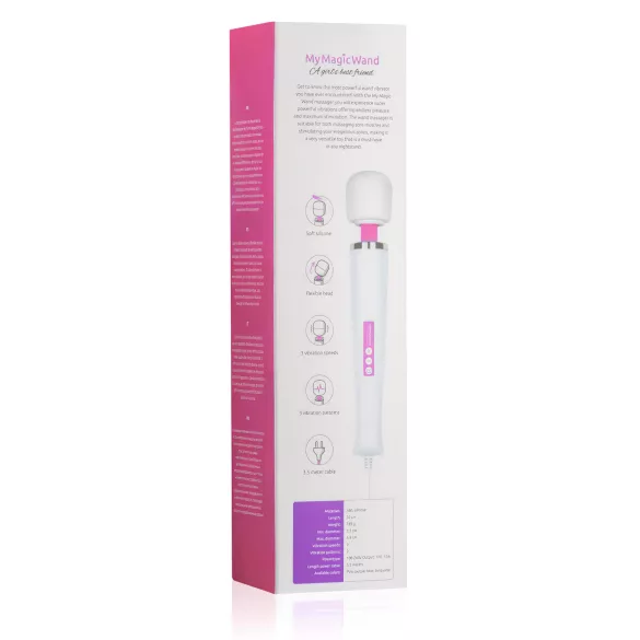 MyMagicWand - vibratore massaggiante potente - bianco/rosa