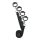 Easytoys - Set di legature da letto (nero)