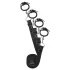 EasyToys - set per legare al letto (nero)