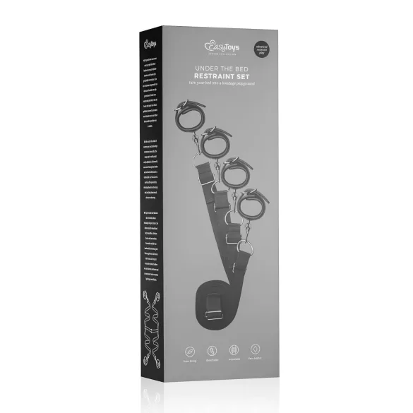 Easytoys - set bondage da letto - nero