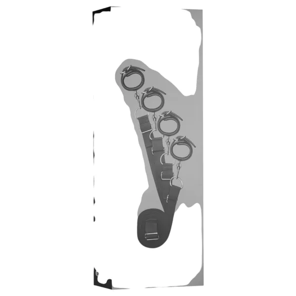 EasyToys - set per legare al letto (nero)