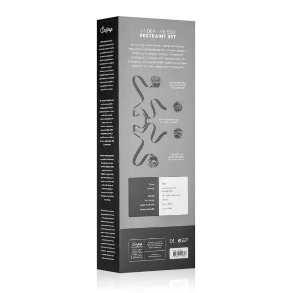 Easytoys - set bondage da letto - nero