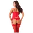 Amorable - set corsetto 3 pezzi - rosso - M