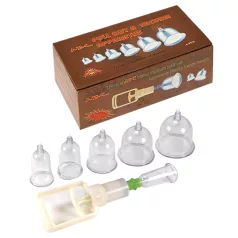 Rimba - set coppette vacuum - pompa aspirazione - 6 pezzi