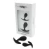 Rimba Copenhagen - set plug anale - silicone nero (2 pezzi)