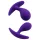 Rimba Copenhagen - set di plug anali (viola, 2 pezzi)