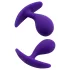 Rimba Copenhagen - set di plug anali (viola, 2 pezzi)