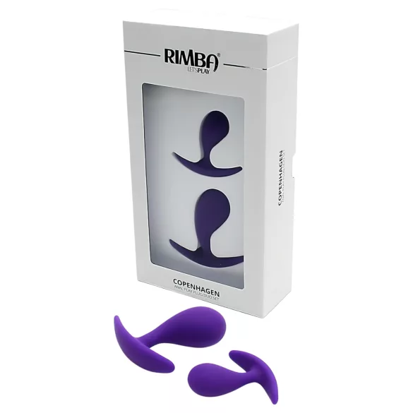 Rimba Copenhagen - set di plug anali (viola, 2 pezzi)