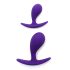 Rimba Copenhagen - Set di plug anali - viola (2 pezzi)