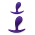 Rimba Copenhagen - set di plug anali (viola, 2 pezzi)