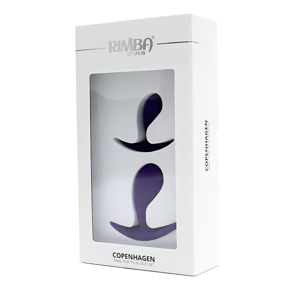 Rimba Copenhagen - set di plug anali (viola, 2 pezzi)