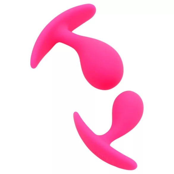Rimba Copenhagen - set plug anale - silicone rosa - 2 pezzi