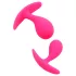 Rimba Copenhagen - set plug anale - silicone rosa - 2 pezzi