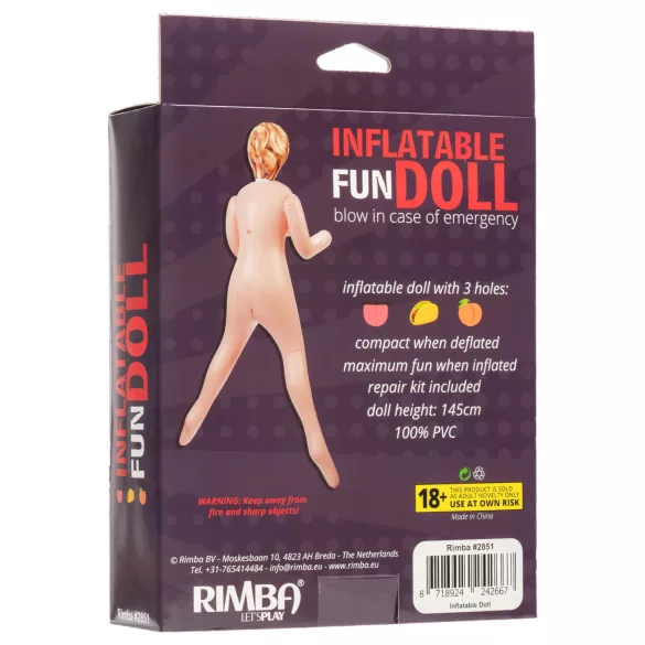 Inflatable Fun - bambola gonfiabile - donna realistica in gomma
