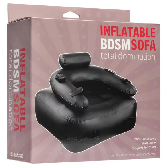 Inflatable Fun - divano BDSM gonfiabile - nero