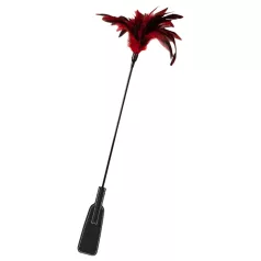 GP Feather - frustino e carezza - piumato - rosso