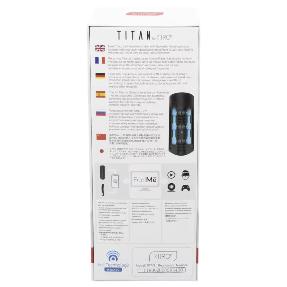 Kiiroo Titan - masturbatore interattivo - nero