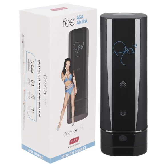 Kiiroo Onyx+ Asa Akira Experience - masturbatore interattivo - nero