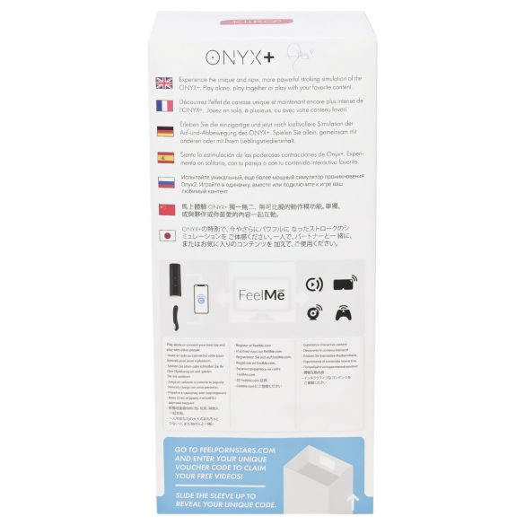 Kiiroo Onyx+ Asa Akira Experience - masturbatore interattivo - nero