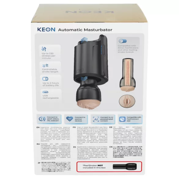 Kiiroo Keon Wifi Automatic - masturbatore automatico accessorio - nero