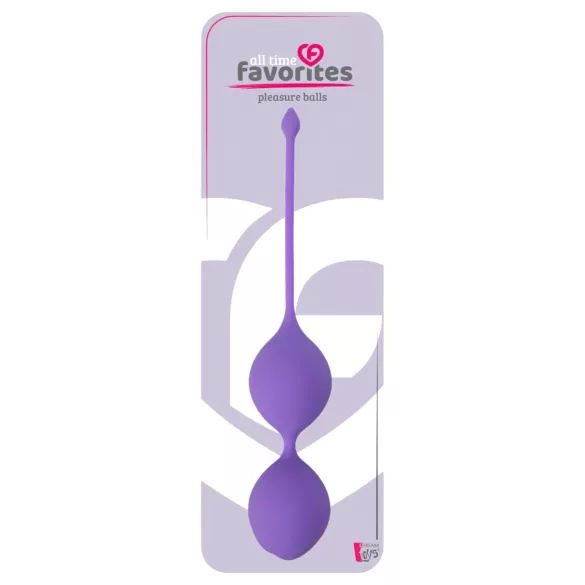 All Time Favorite - palline vaginali - silicone viola