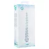 Gildo Glass No. 20 - dildo anale con perle - vetro trasparente