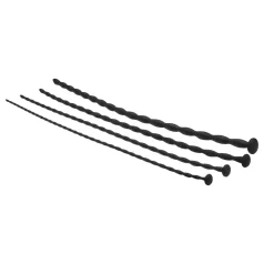 SINNER Gear - set dilatatori uretrali in silicone nero