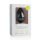 Easytoys Diamond - Plug anale con pietra bianca (grande) - nero