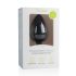 Easytoys Diamond - Plug anale con pietra bianca (grande) - nero