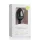 Easytoys - plug anale con pietra bianca - misura media - nero