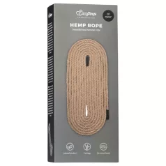   Easytoys Corda in canapa - corda per bondage in canapa (10 m, naturale)