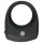 Easytoys - anello fallico vibrante - silicone nero