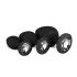 Easytoys Diamond - set plug anale - nero