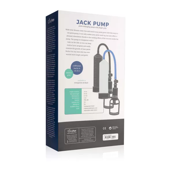 Easytoys - pompa pene manuale - nero