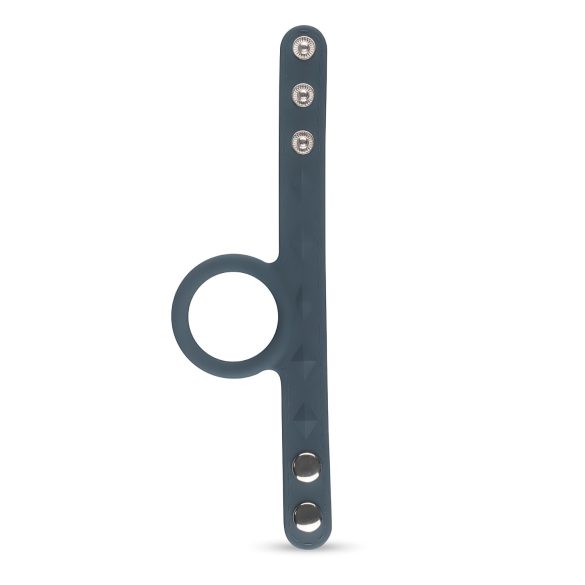 Boners - anello pene e scroto insieme - silicone grigio