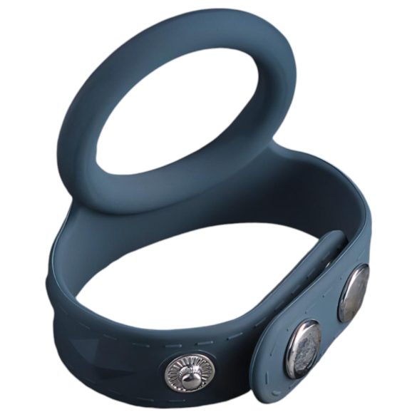 Boners - anello pene e scroto insieme - silicone grigio