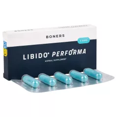   Boners Libido Performa - integratore alimentare in capsule per uomini (5 pz)