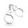 EasyToys - manette in metallo (argento)