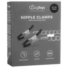 EasyToys - pinze per capezzoli con catena - set 2 pezzi